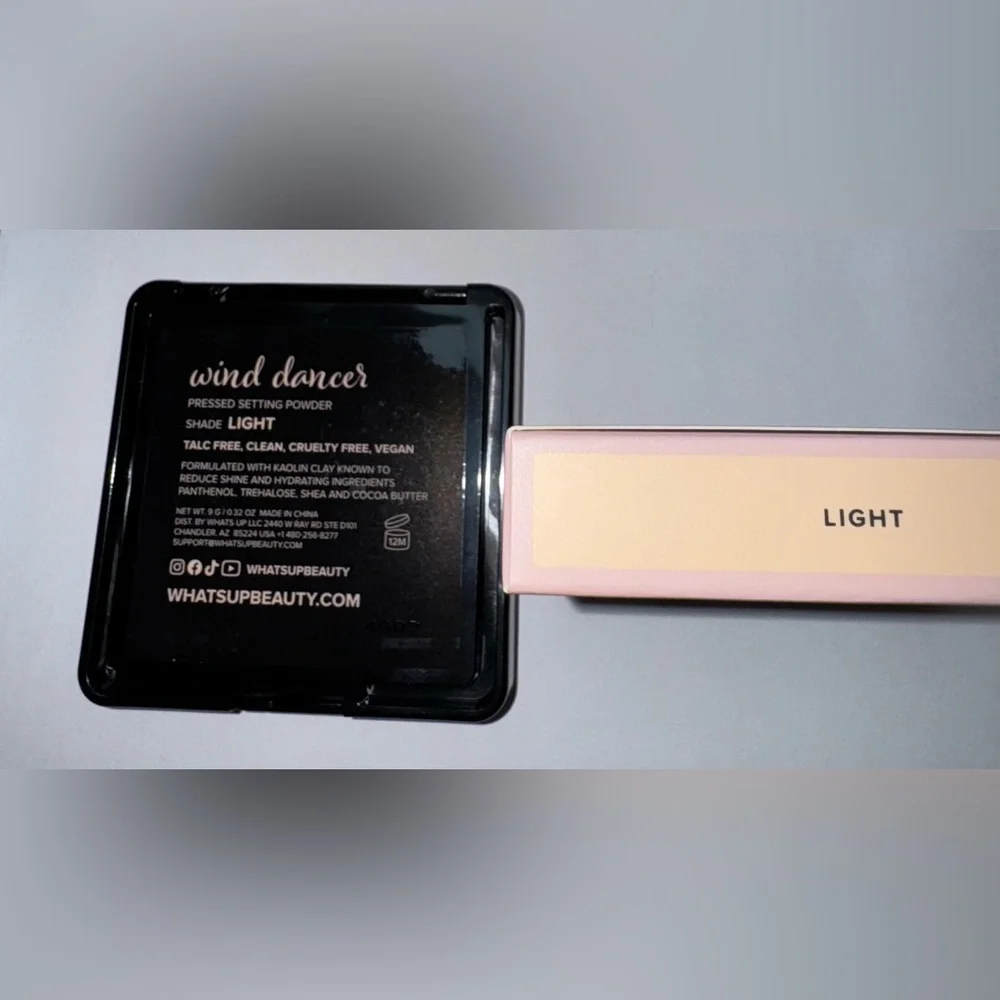 WHATS UP BEAUTY Wind Dancer Pressed Setting Powder 9g • NEW